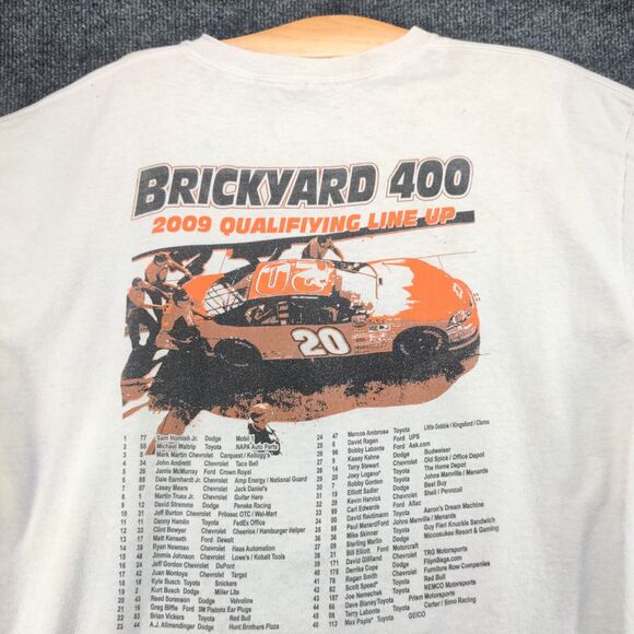 NASCAR Allstate 400 Brickyard Centennial Era July 26 2009 T Shirt Size XL - Picture 10 of 14